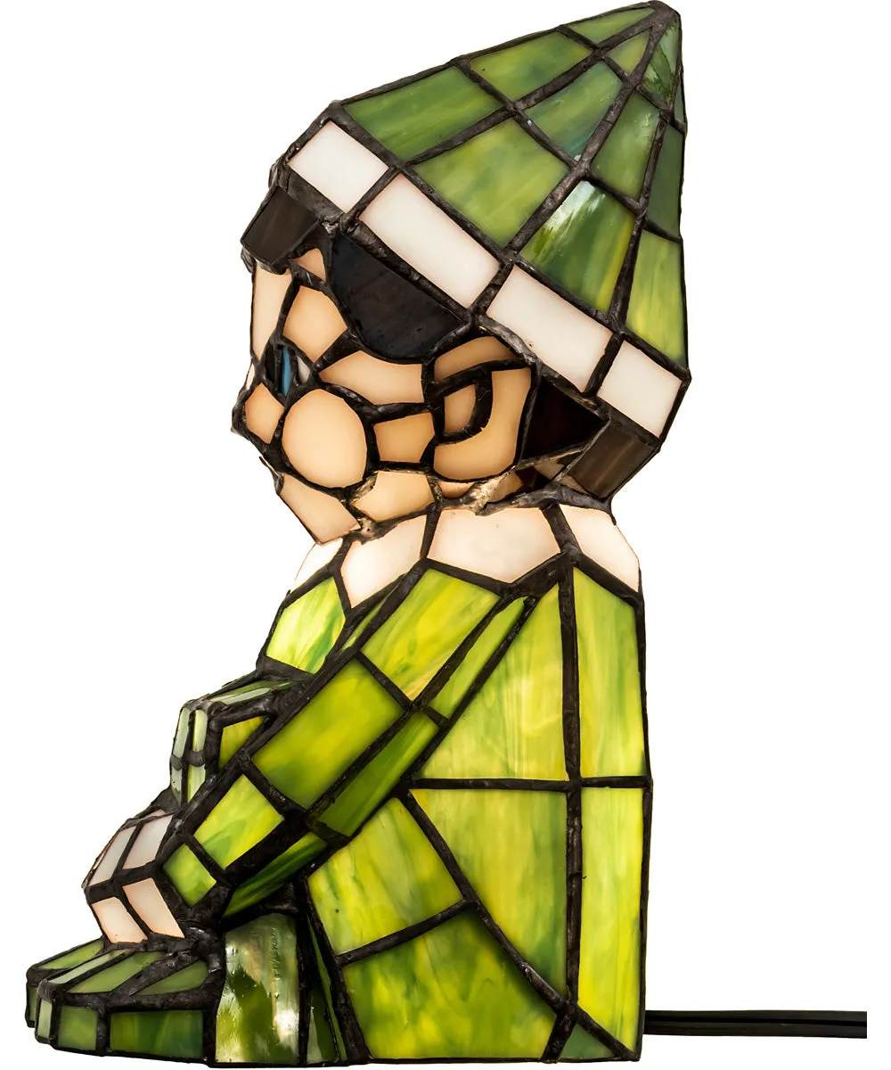 10"H Green Elf Accent Lamp