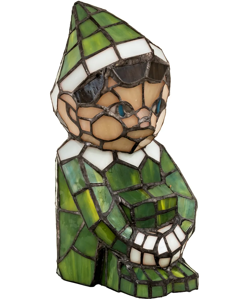 10"H Green Elf Accent Lamp