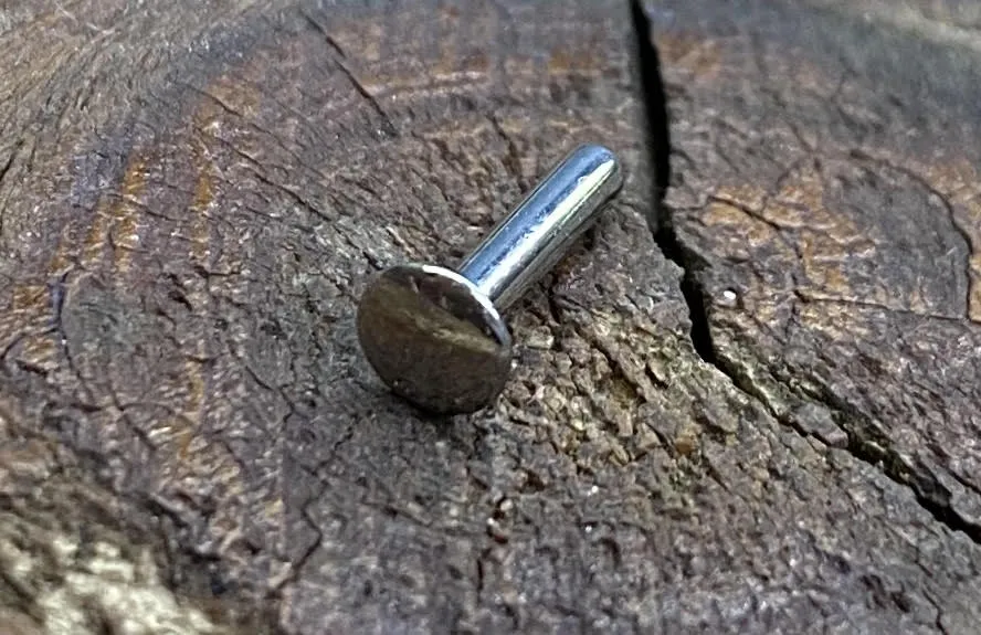 14g Threaded DISC Backing- 4mm