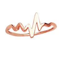 14K Heatbeat Ring