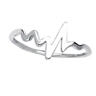 14K Heatbeat Ring
