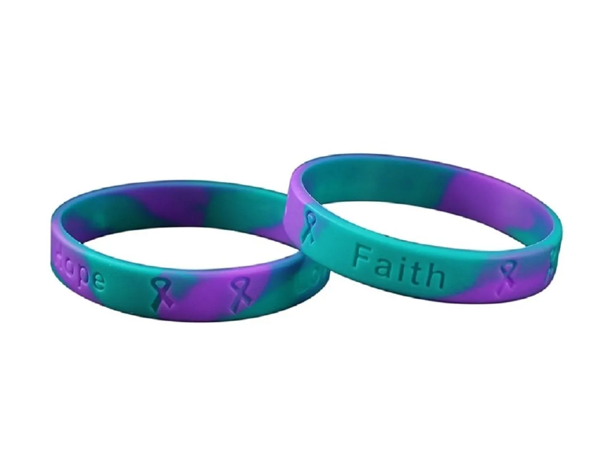 Adult Suicide Awareness Silicone Bracelet Wristbands