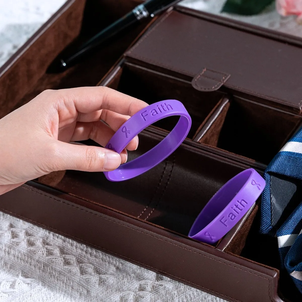 Adult Testicular Cancer Awareness Silicone Bracelet Wristbands