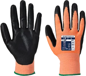 Amber Cut Level B - Nitrile Foam Glove