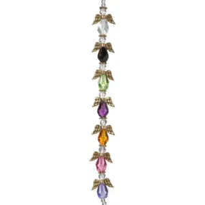 Angel Wing Bead Strand Gold Assorted Colors 20mm