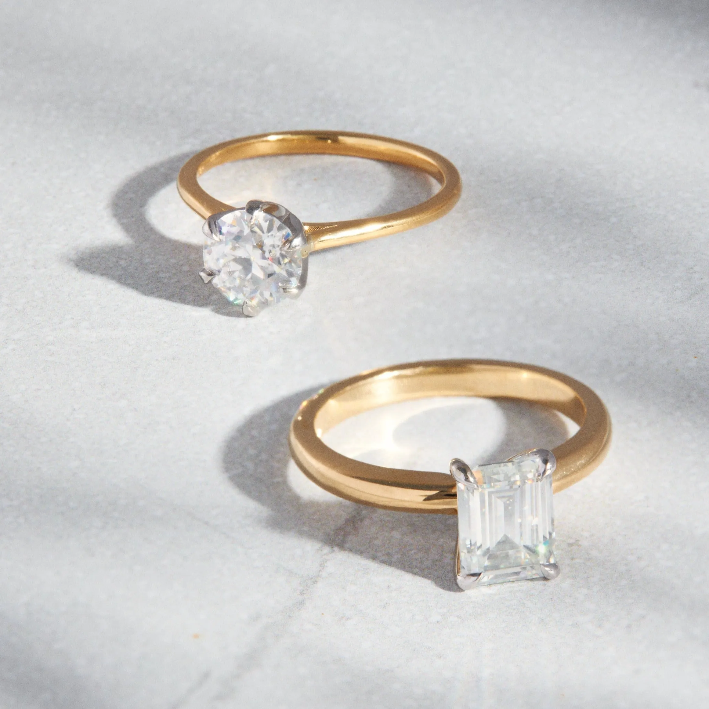Ashley Emerald Cut Engagement Ring