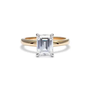 Ashley Emerald Cut Engagement Ring
