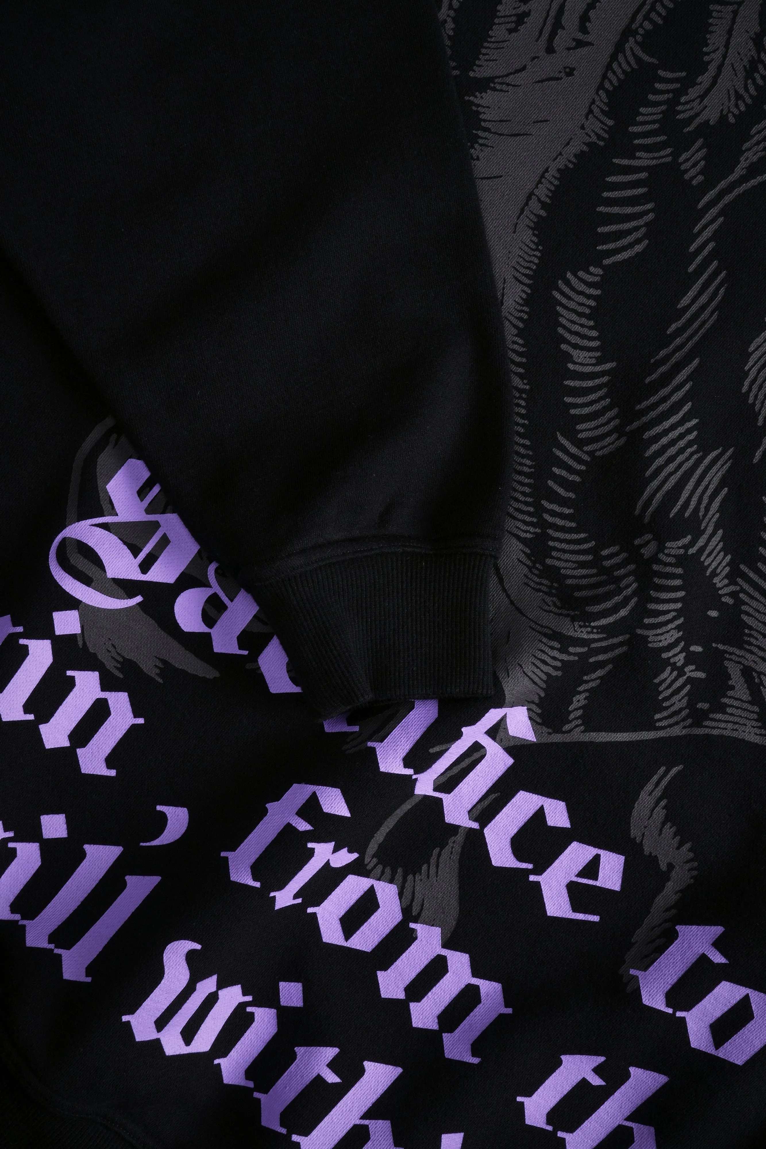 Big Bodybuilding Saved My Life "Bishop" Unisex Hoodie in Black/Black