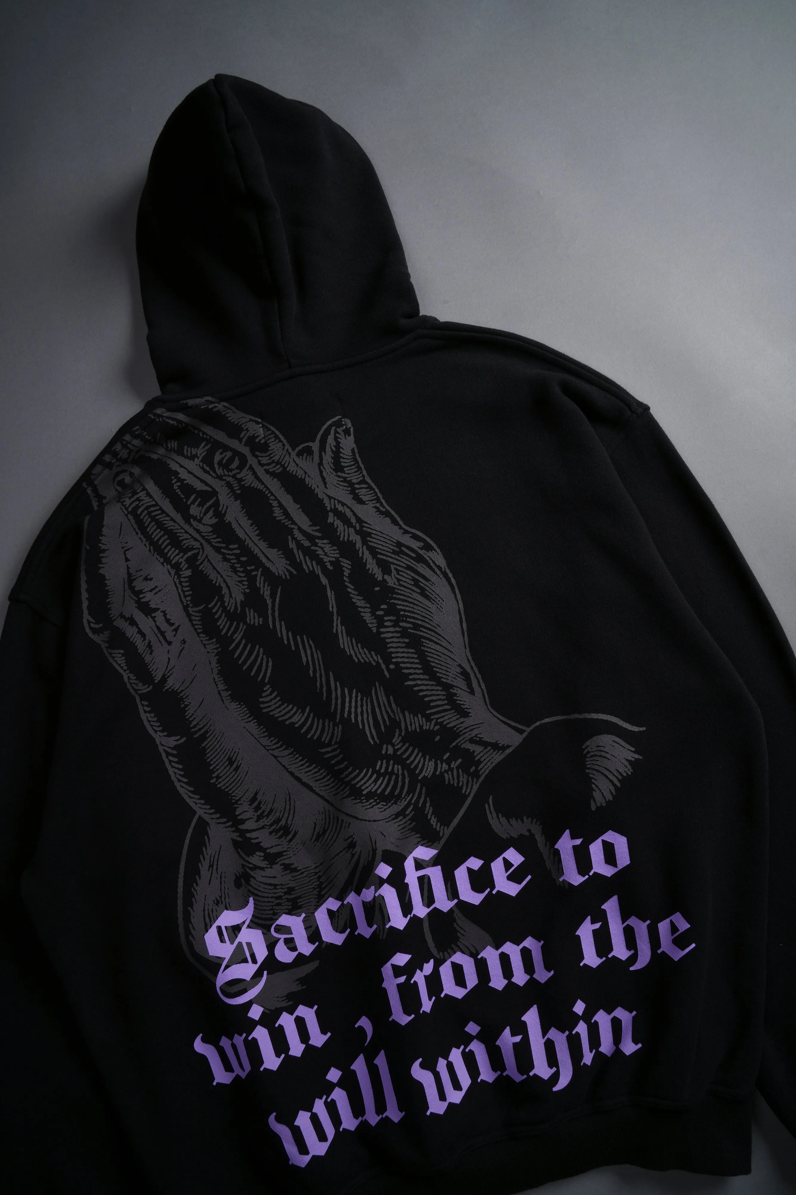 Big Bodybuilding Saved My Life "Bishop" Unisex Hoodie in Black/Black