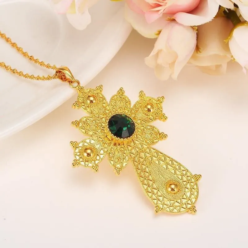 Big Cross Pendant Necklaces