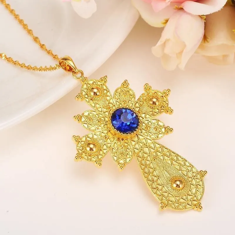 Big Cross Pendant Necklaces