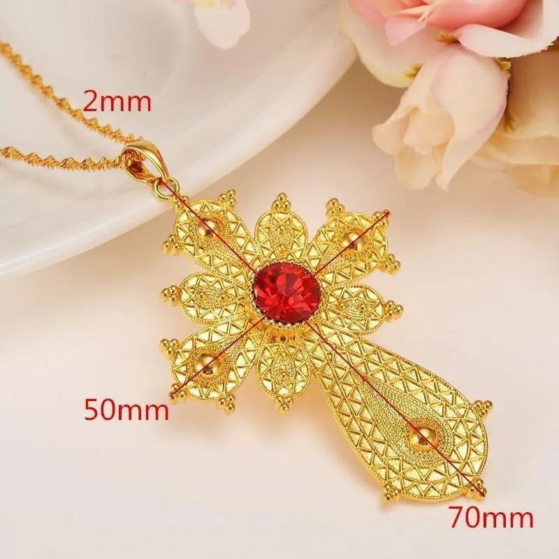 Big Cross Pendant Necklaces