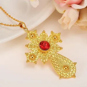 Big Cross Pendant Necklaces