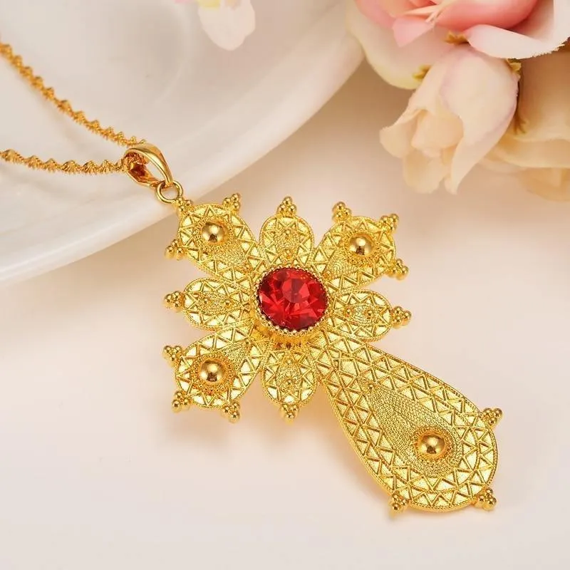 Big Cross Pendant Necklaces
