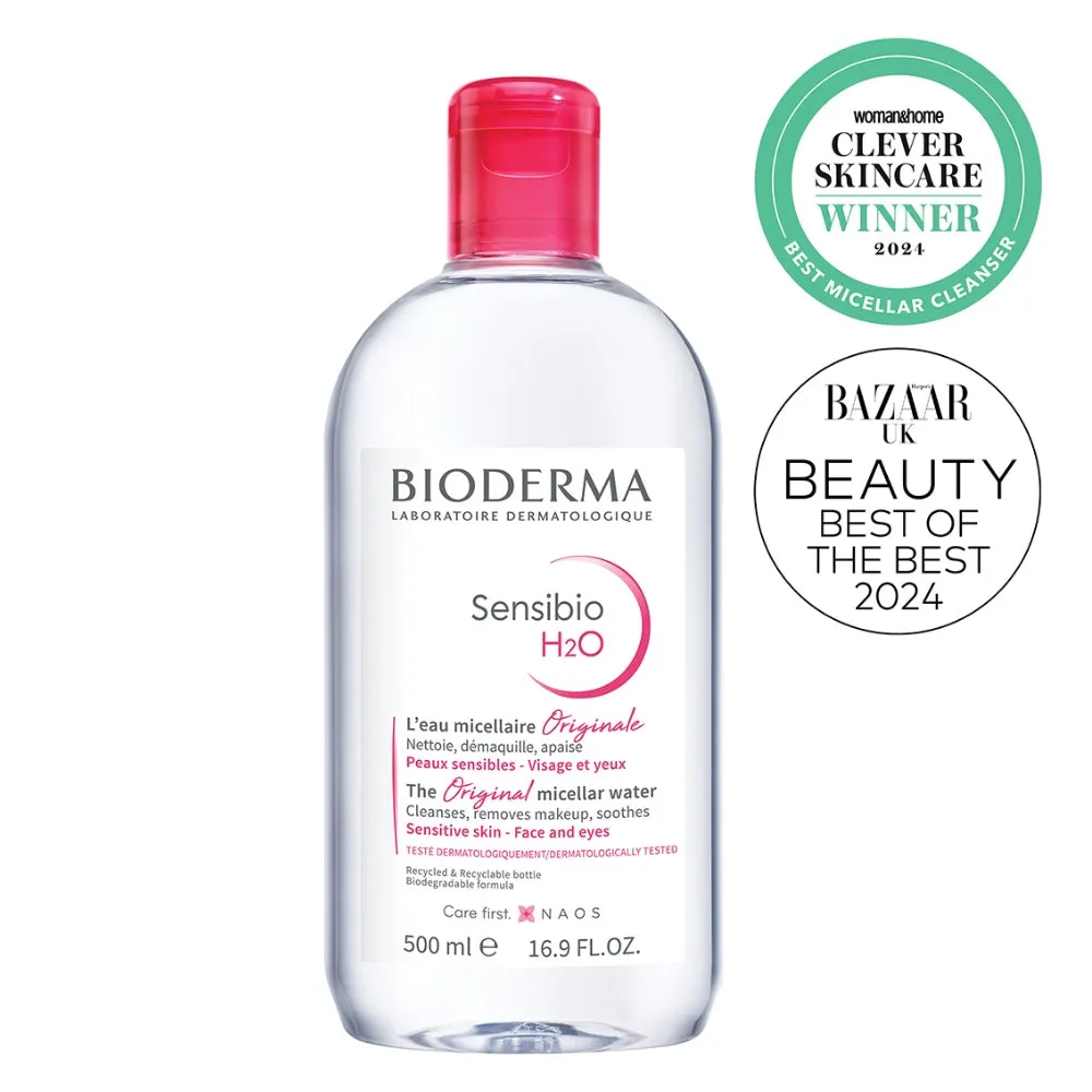 Bioderma Sensibio H2O Micellar Water Makeup Removing Cleanser 500ml