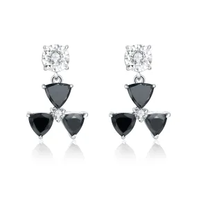 Black & White Diamond Earrings