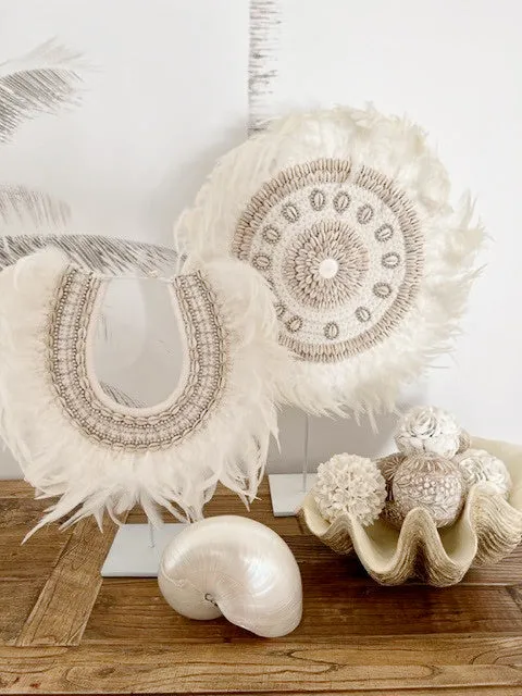 Boheme Feather & Shell Necklace