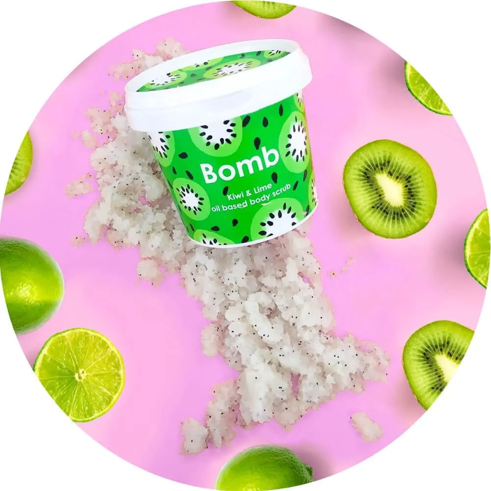 Bomb Cosmetics Kiwi & Lime Body Scrub 400g