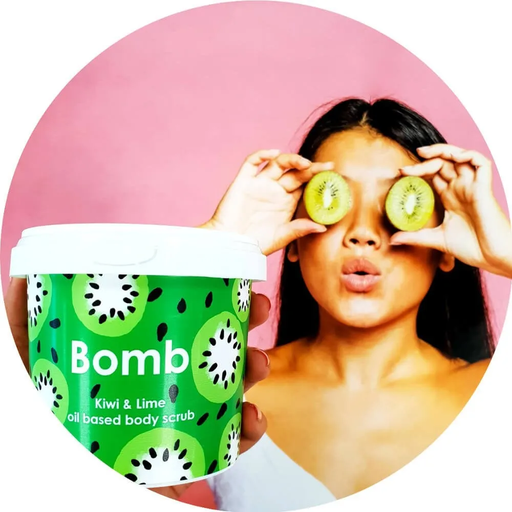 Bomb Cosmetics Kiwi & Lime Body Scrub 400g