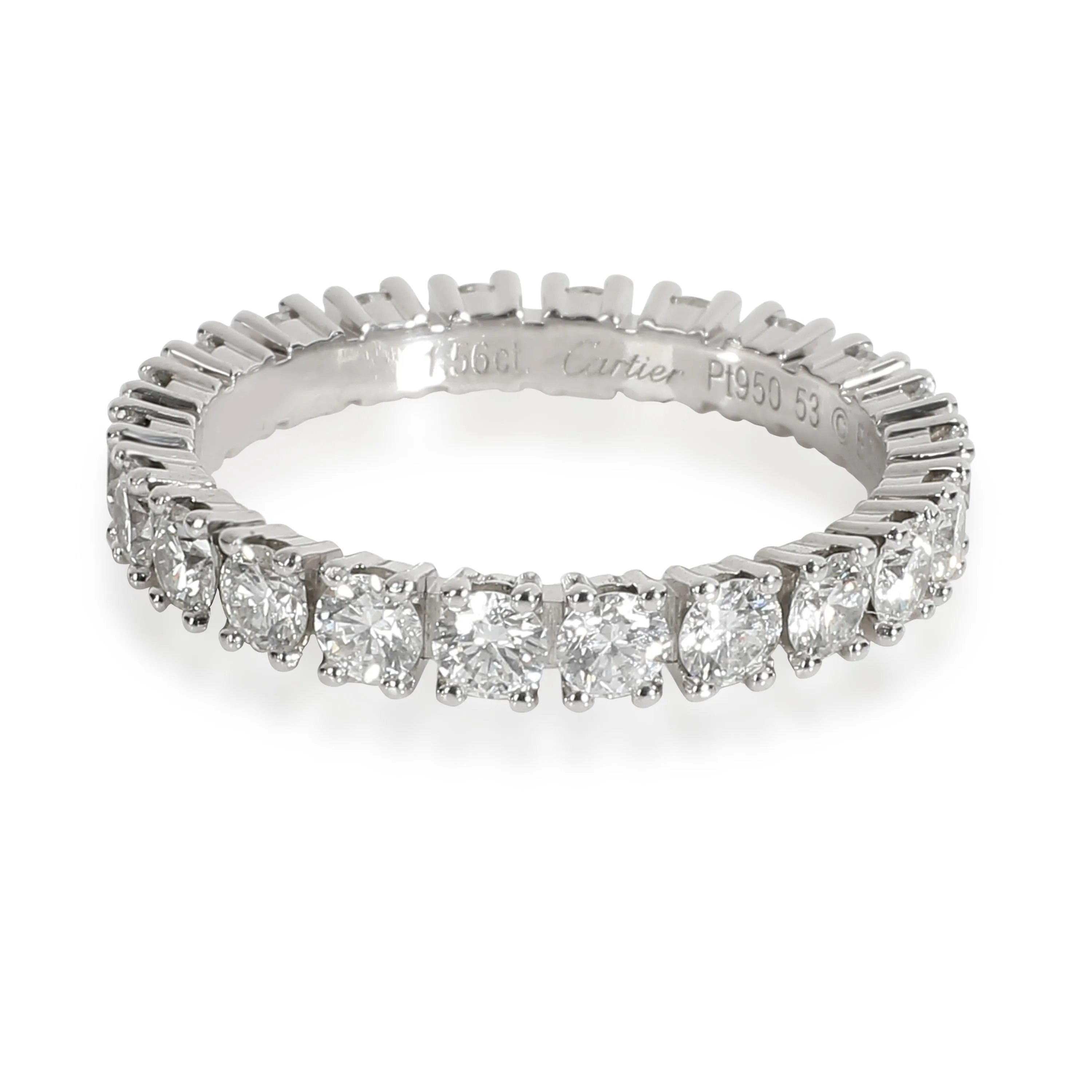 Cartier Destinee Diamond Eternity Band in  Platinum 1.56 CTW