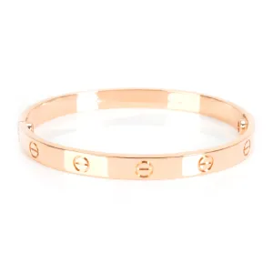 Cartier Love Bangle in 18K Rose Gold Size 18
