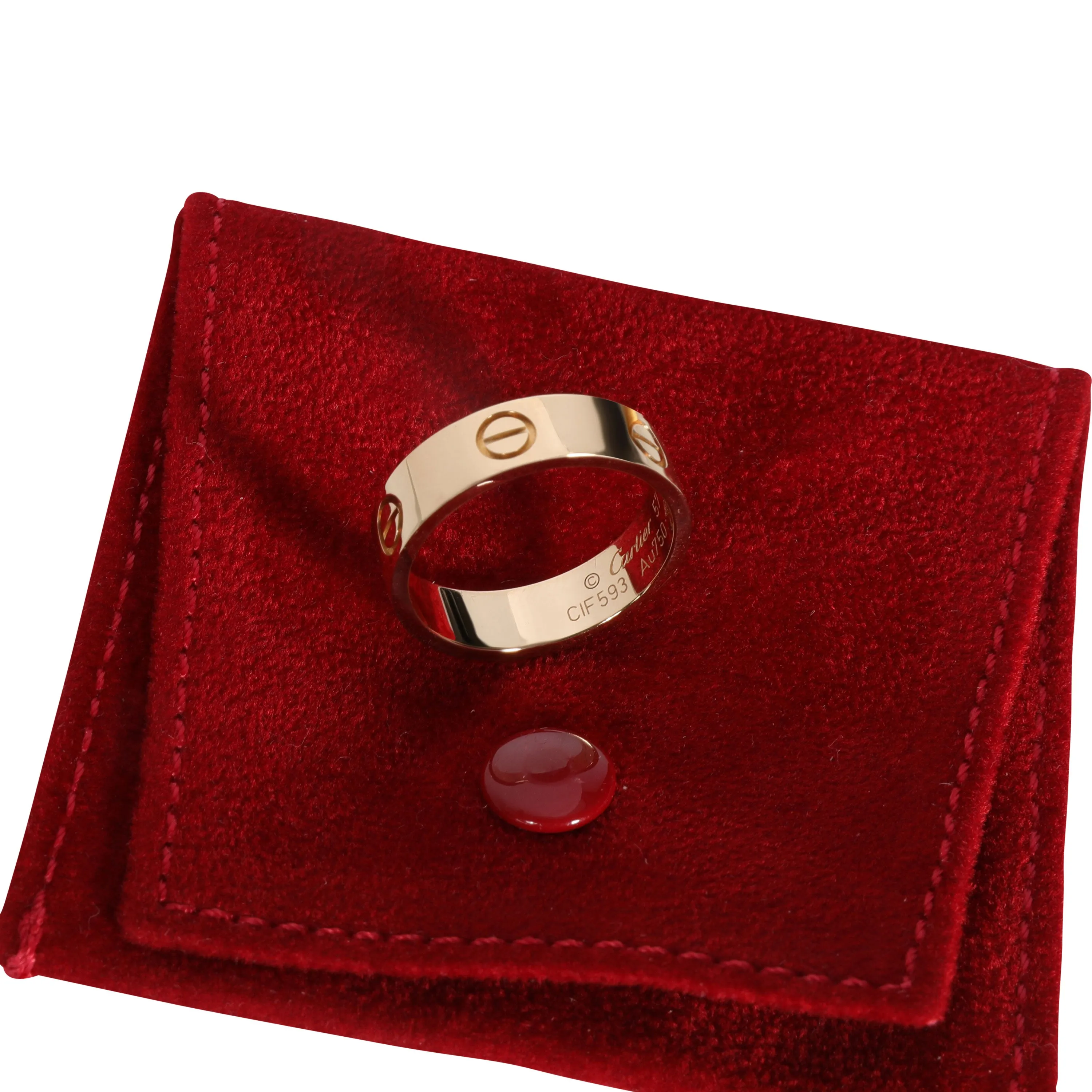 Cartier Love Ring in 18K Yellow Gold