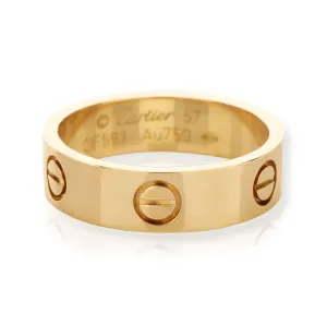 Cartier Love Ring in 18K Yellow Gold