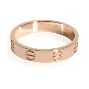 Cartier Love Wedding Band in 18kt Rose Gold