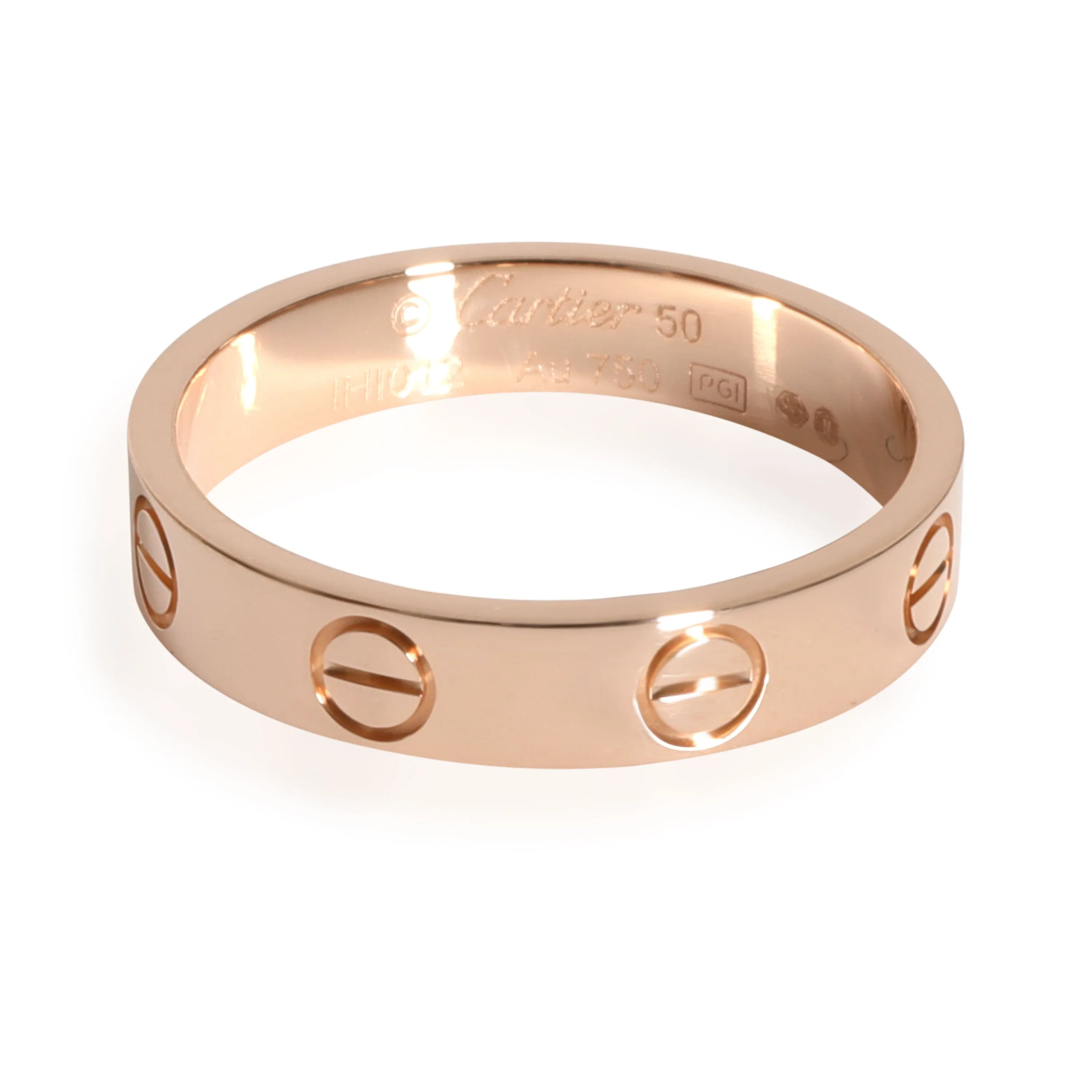 Cartier Love Wedding Band in 18kt Rose Gold