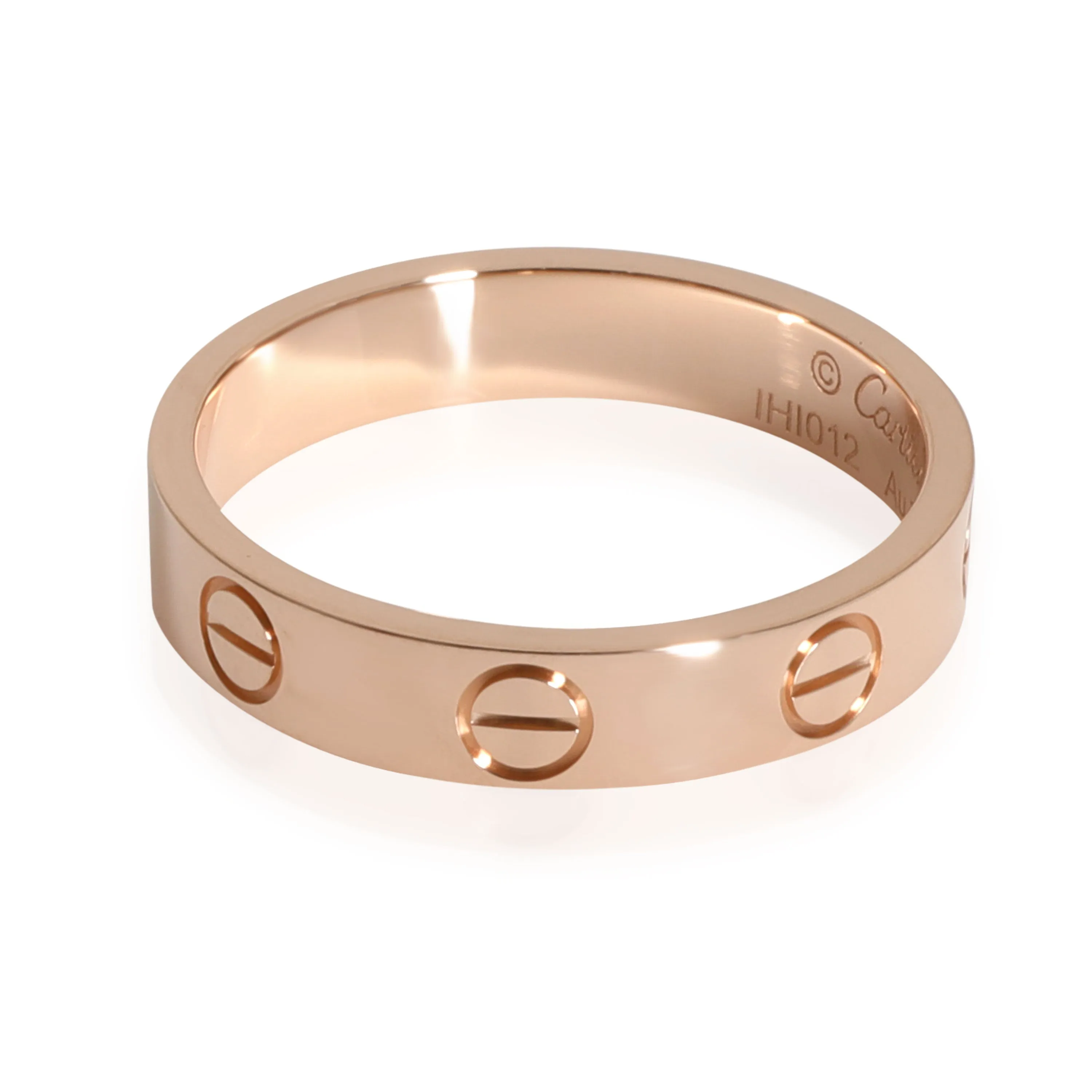 Cartier Love Wedding Band in 18kt Rose Gold