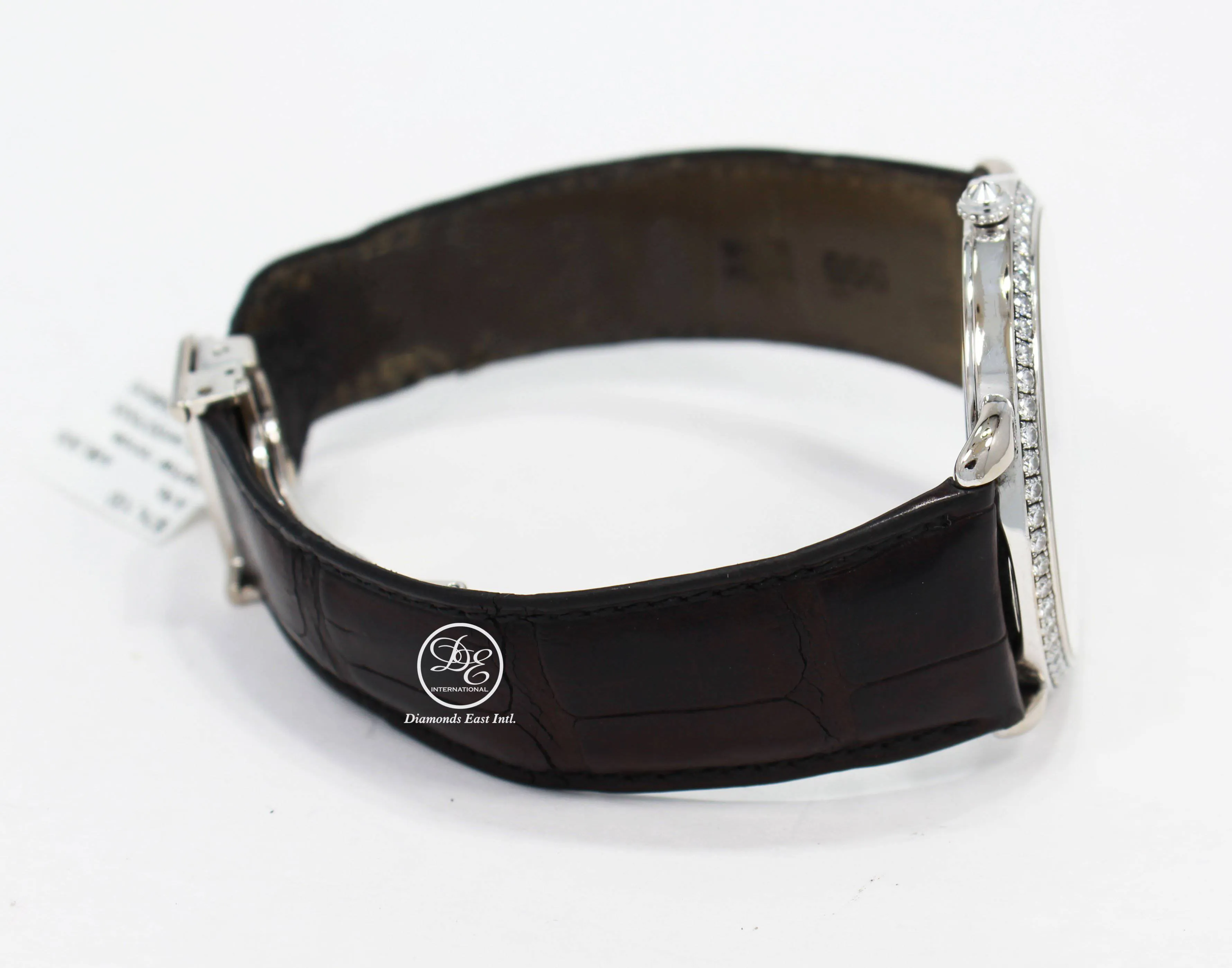 Cartier Ronde Louis WR007003 18K White Gold 42mm Fact Diamonds BOX/PAPERS