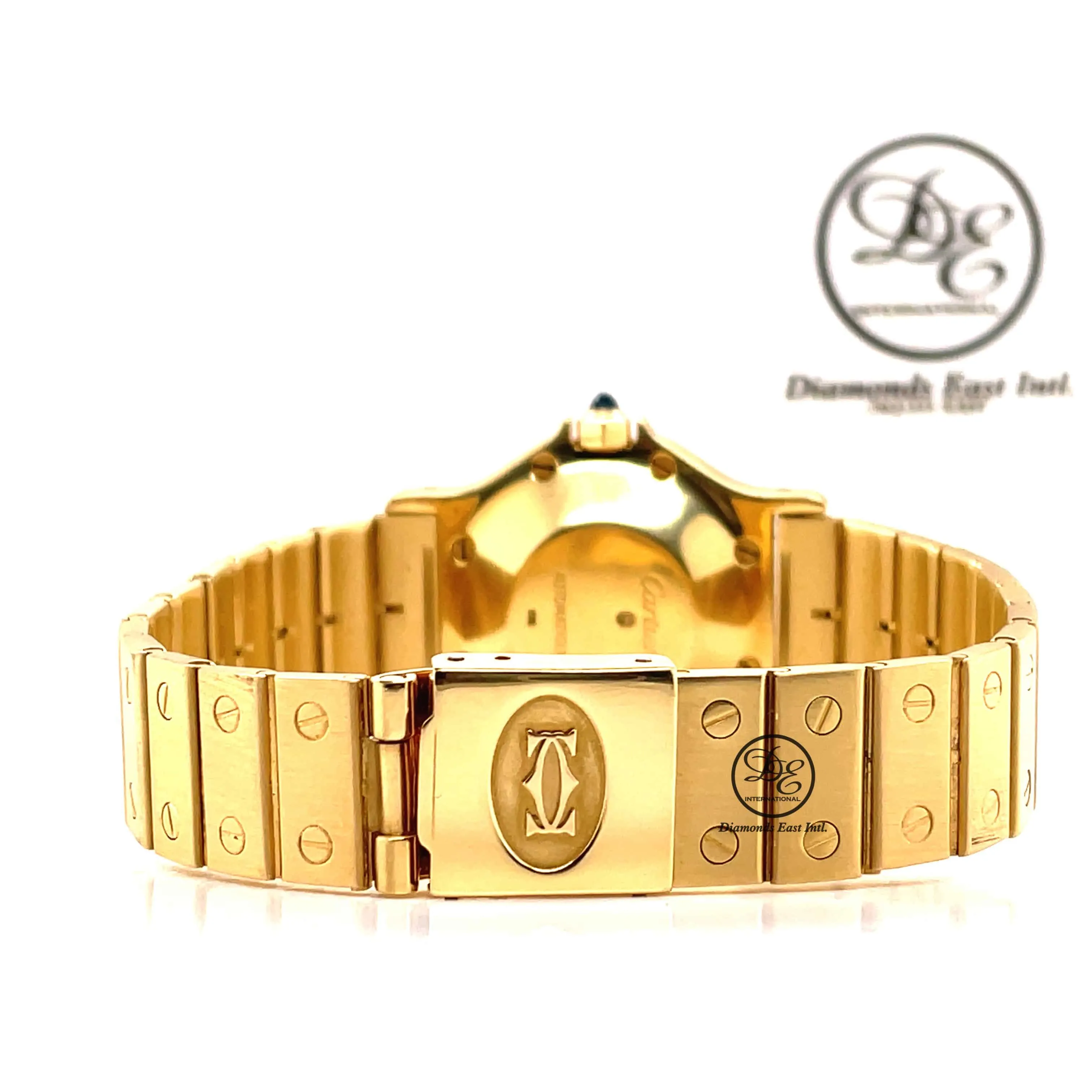 Cartier Santos Octagon 18k Yellow Gold 30mm Automatic Watch