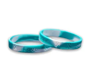 Child Cervical Cancer Silicone Bracelet Wristbands