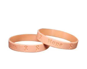 Child Uterine Cancer Silicone Bracelet Wristbands