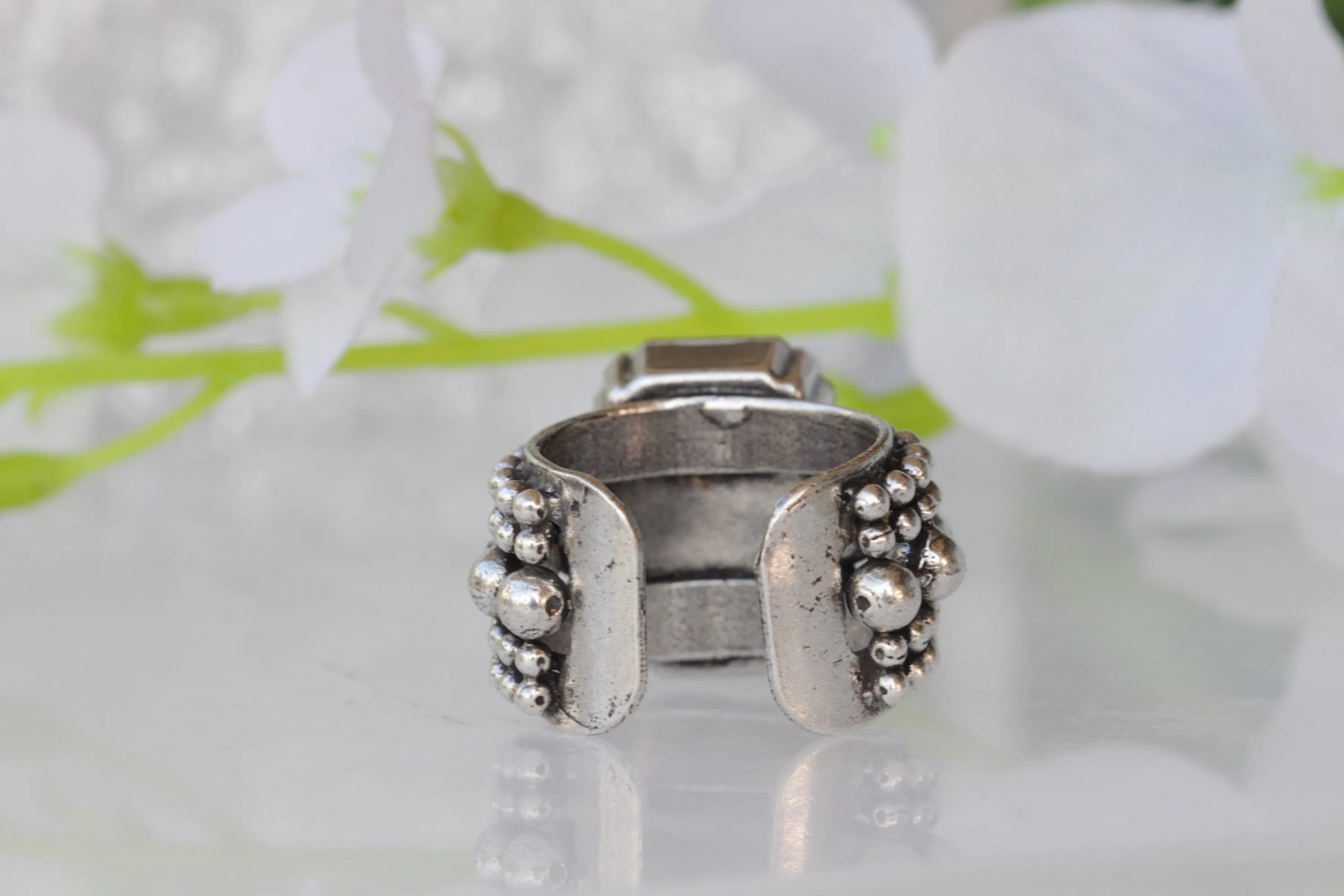 CITRINE CRYSTAL RING
