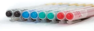 Erasable Rollerball Pens 0.7mm - 8 Assorted Colours