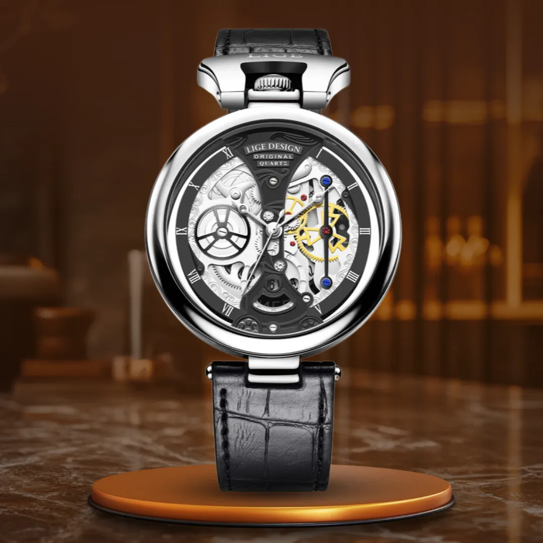 Fashionable Men's Watch with Flat Case