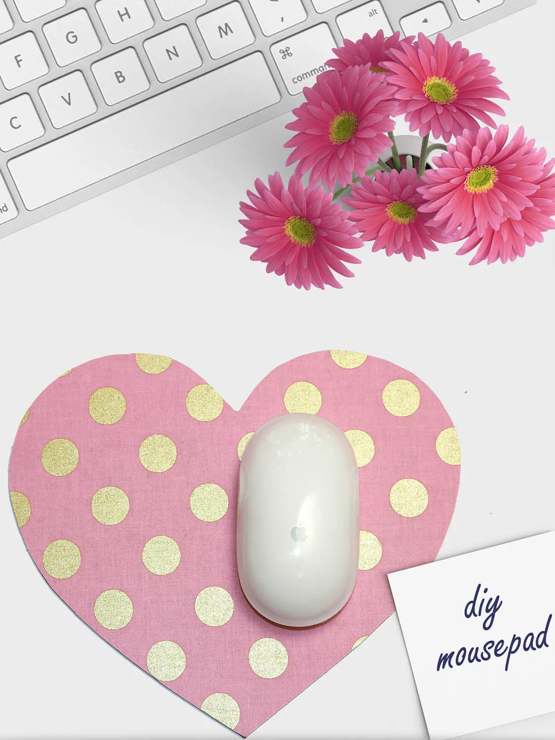 Free Sewing Pattern - DIY mousepad