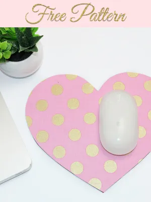 Free Sewing Pattern - DIY mousepad