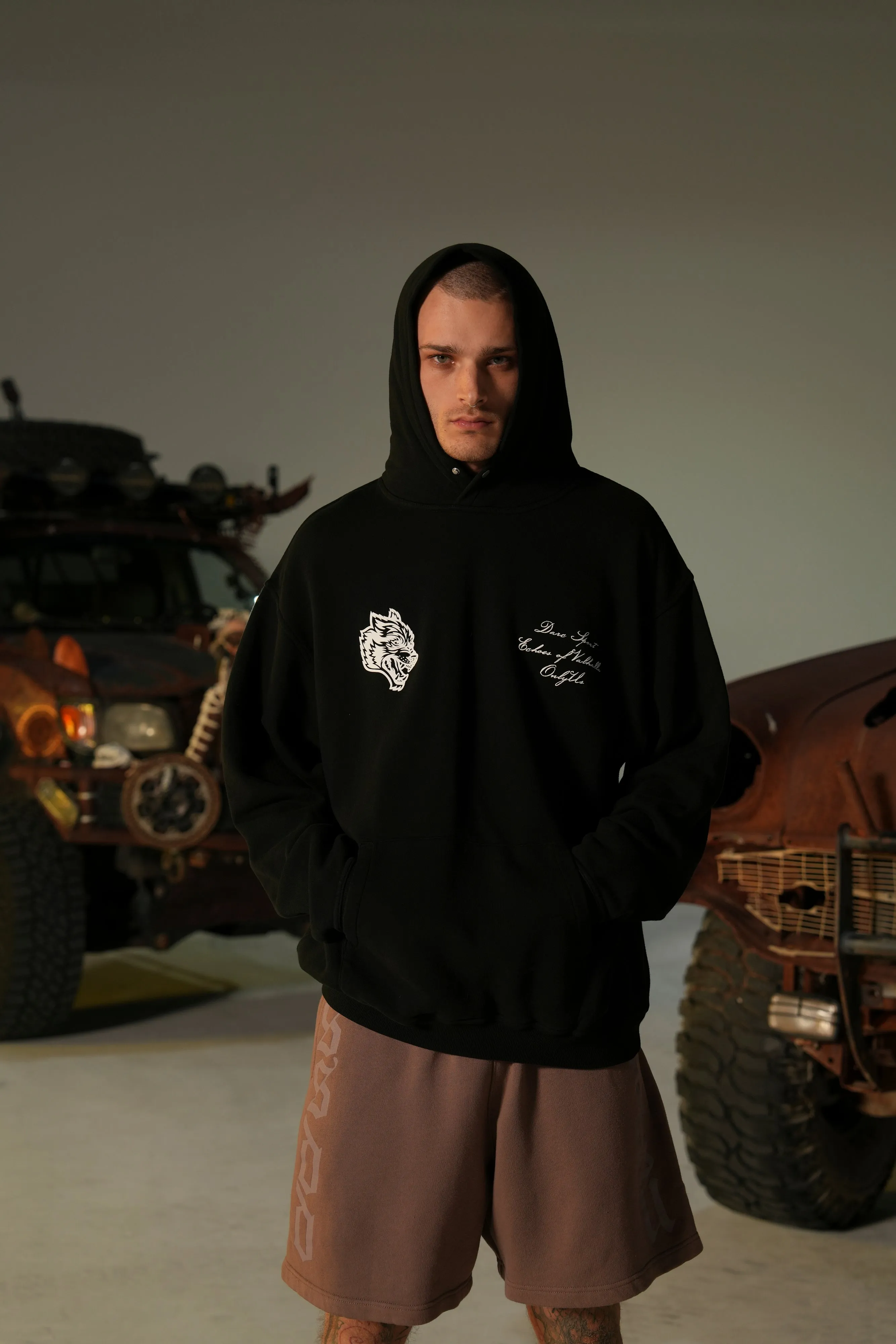 God Of Thunder "Pierce" Hoodie in Black