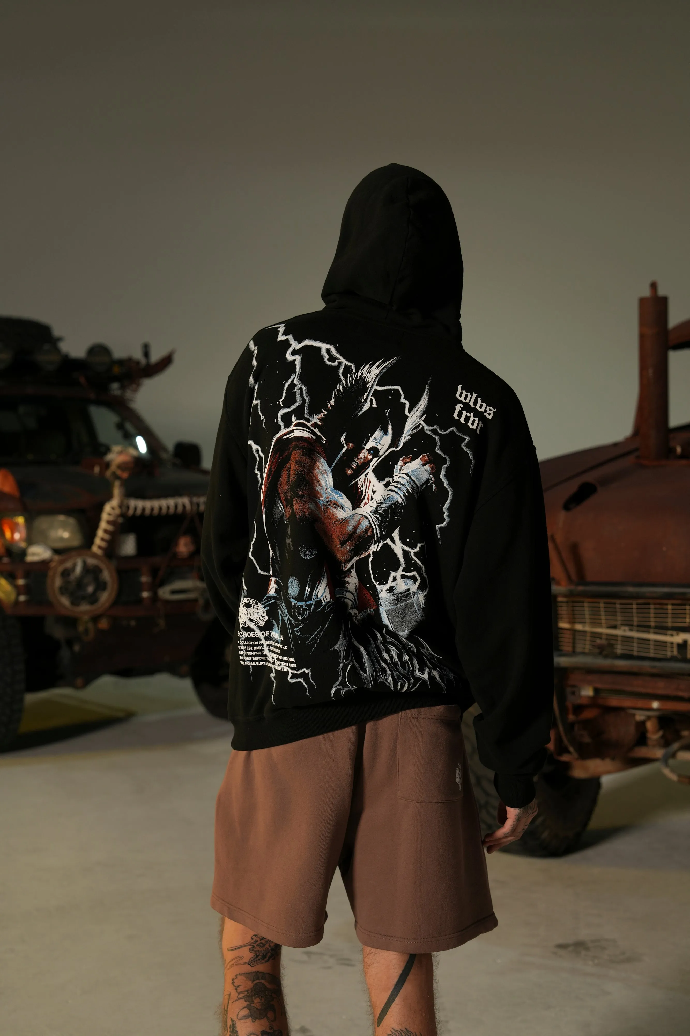 God Of Thunder "Pierce" Hoodie in Black
