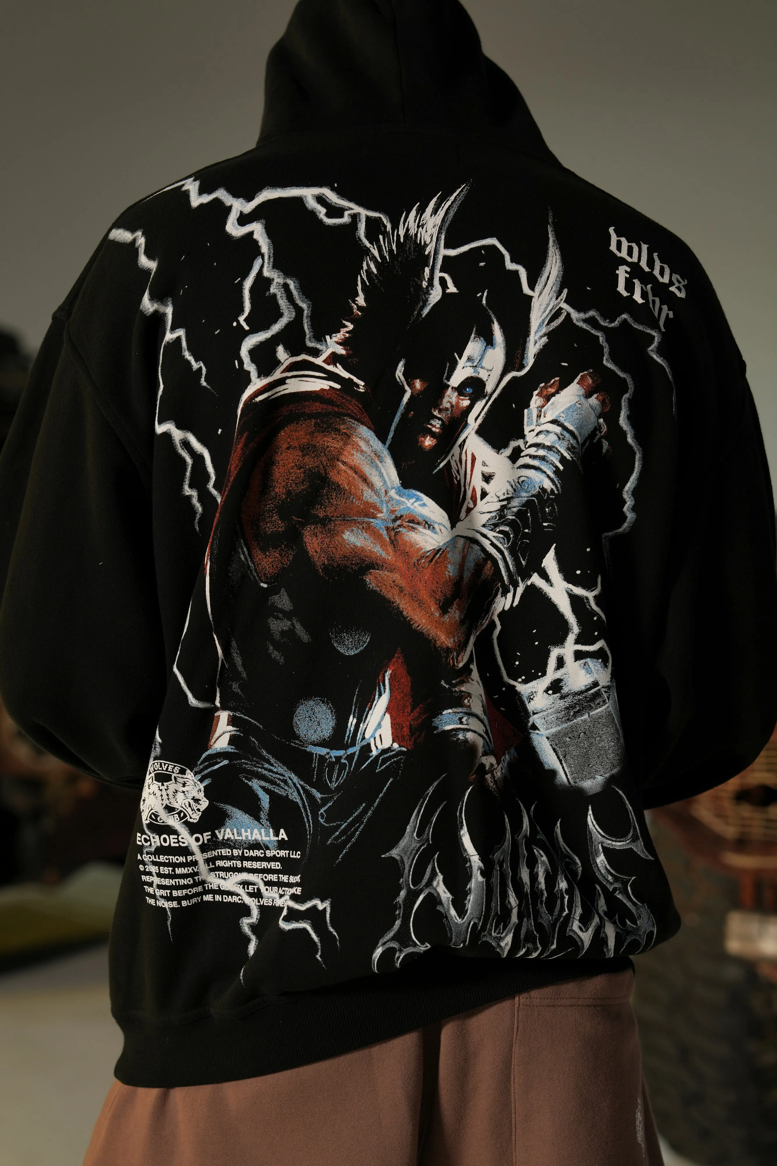 God Of Thunder "Pierce" Hoodie in Black