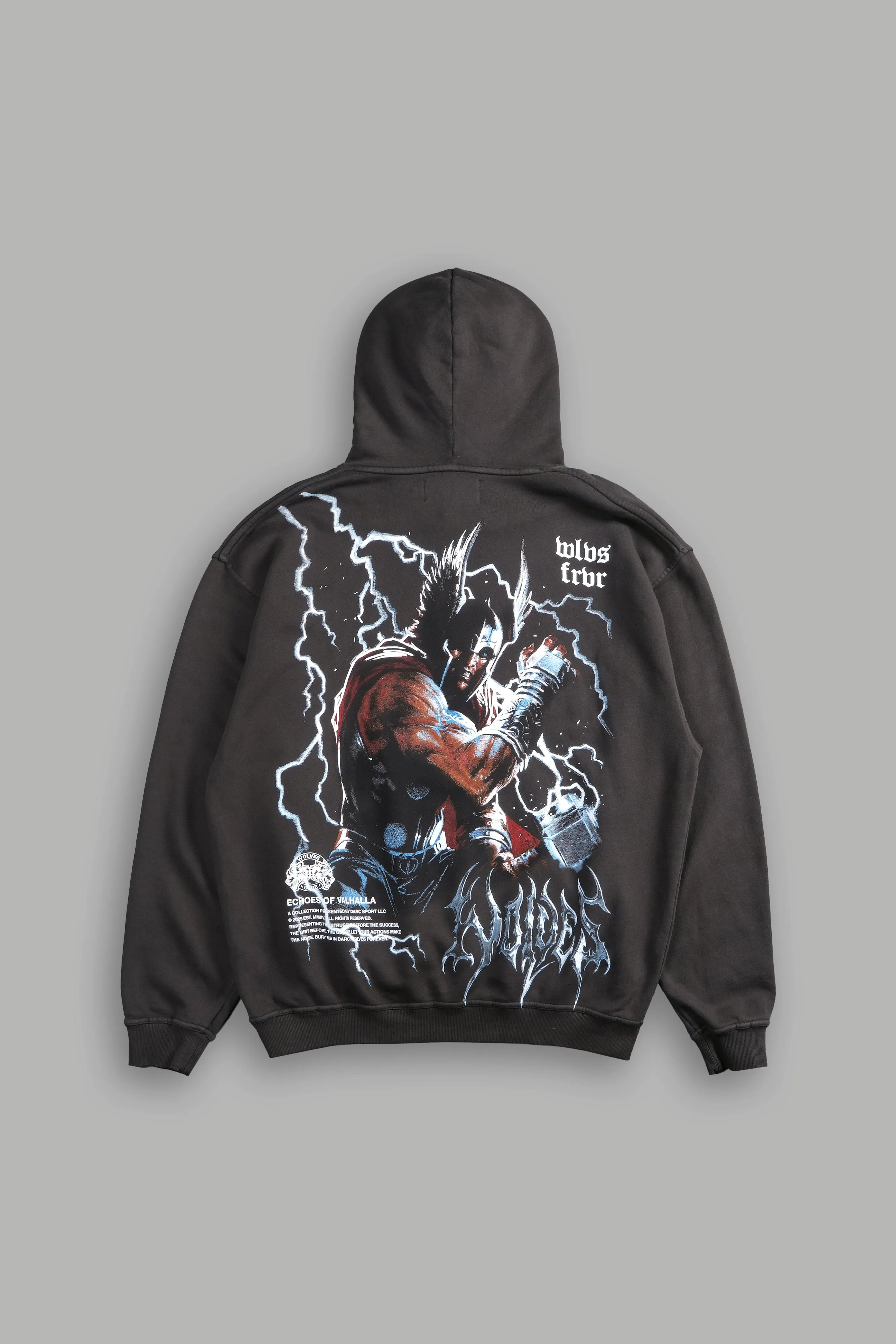 God Of Thunder "Pierce" Hoodie in Wolf Gray