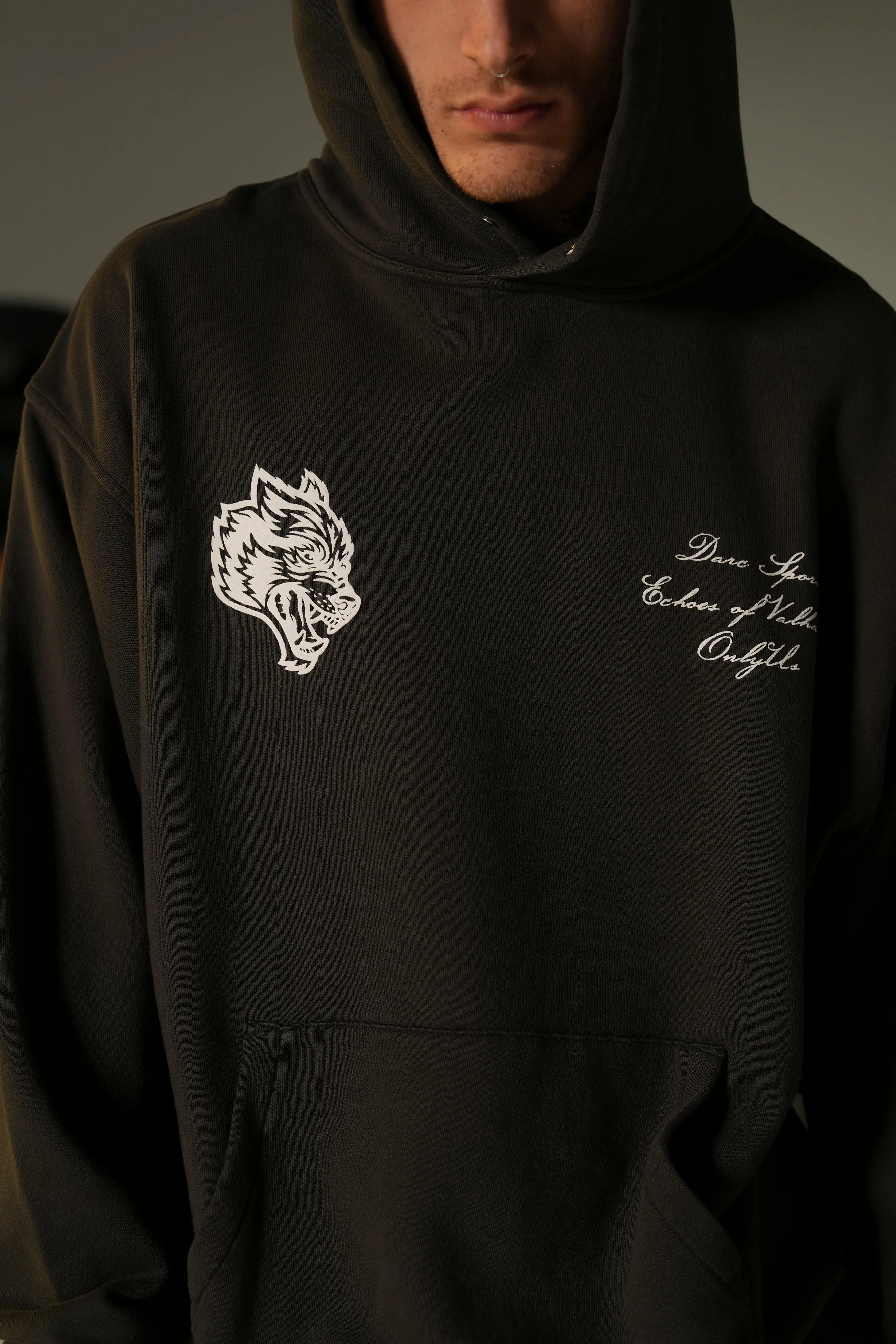 God Of Thunder "Pierce" Hoodie in Wolf Gray