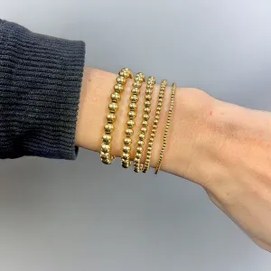 GOLD BALL BRACELETS - Stack or Individual