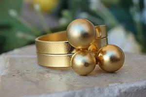 Gold plated ring
