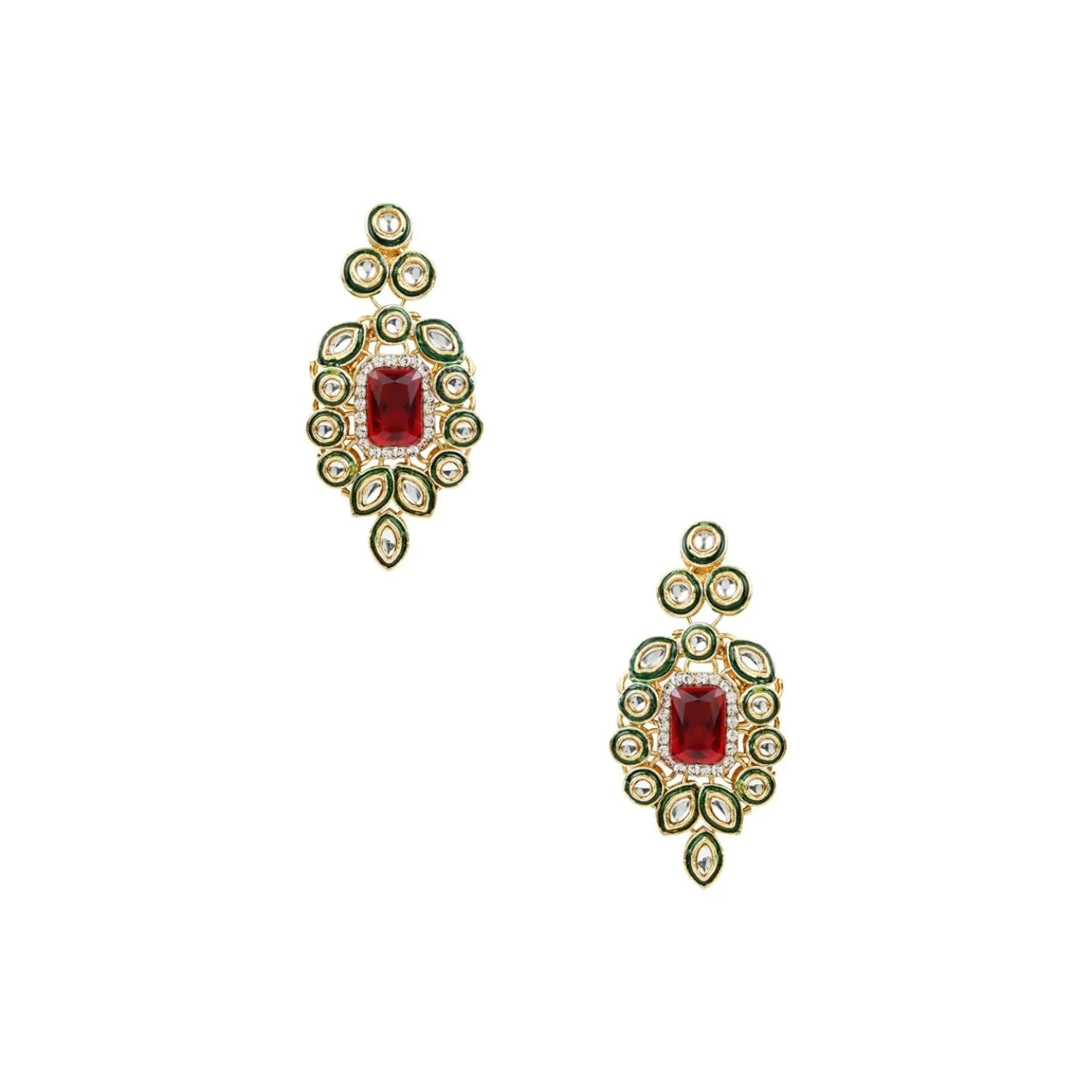 Gold Plated Traditional Kundan & Stone Studded Choker Necklace Jewellery with Earrings & Maang Tikka Set for Women