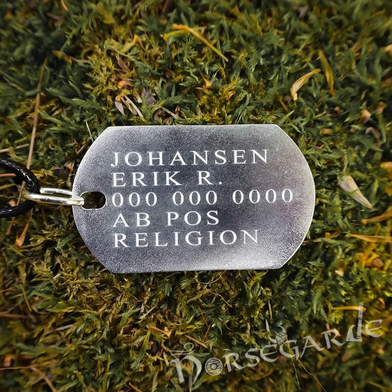 Handcrafted Celtic Cross Dog Tag - Sterling Silver