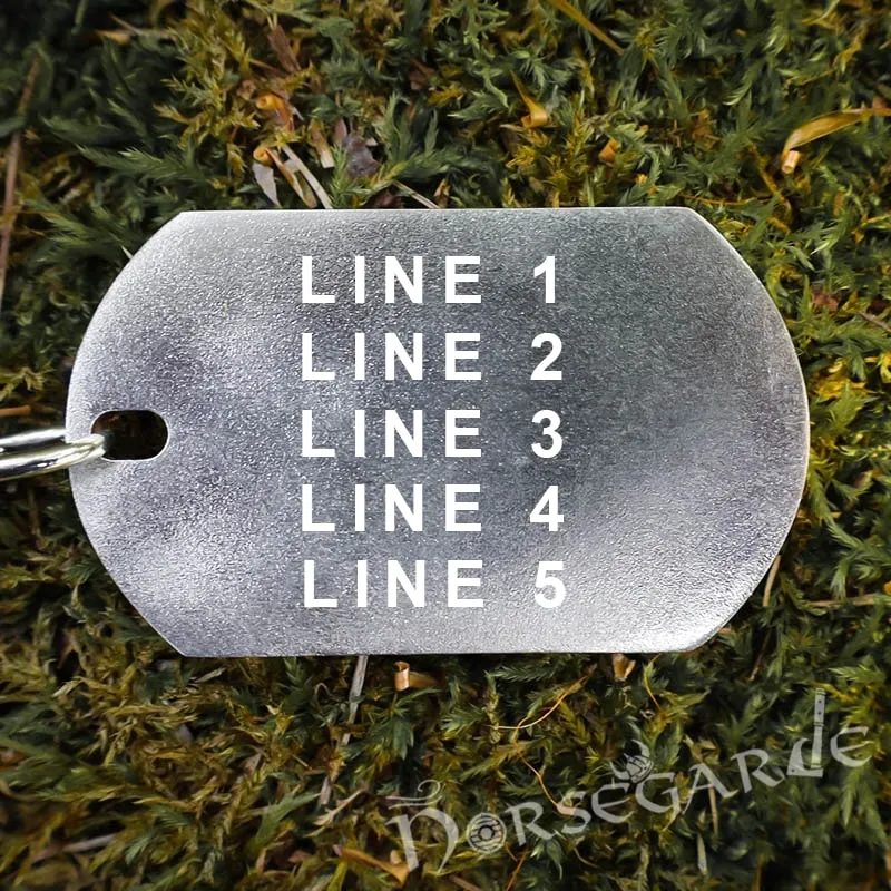 Handcrafted Celtic Cross Dog Tag - Sterling Silver