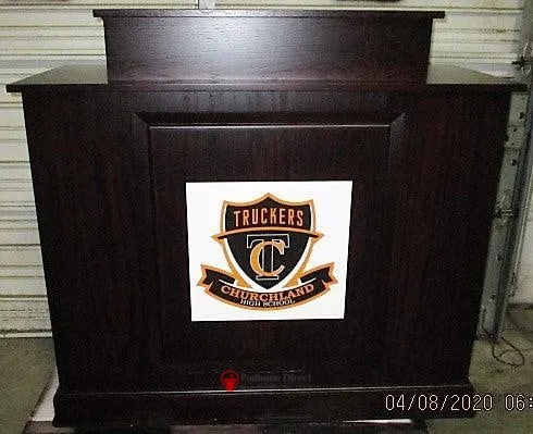 Handcrafted Solid Hardwood Lectern Colonial with Wings. FREE SHIPPING!